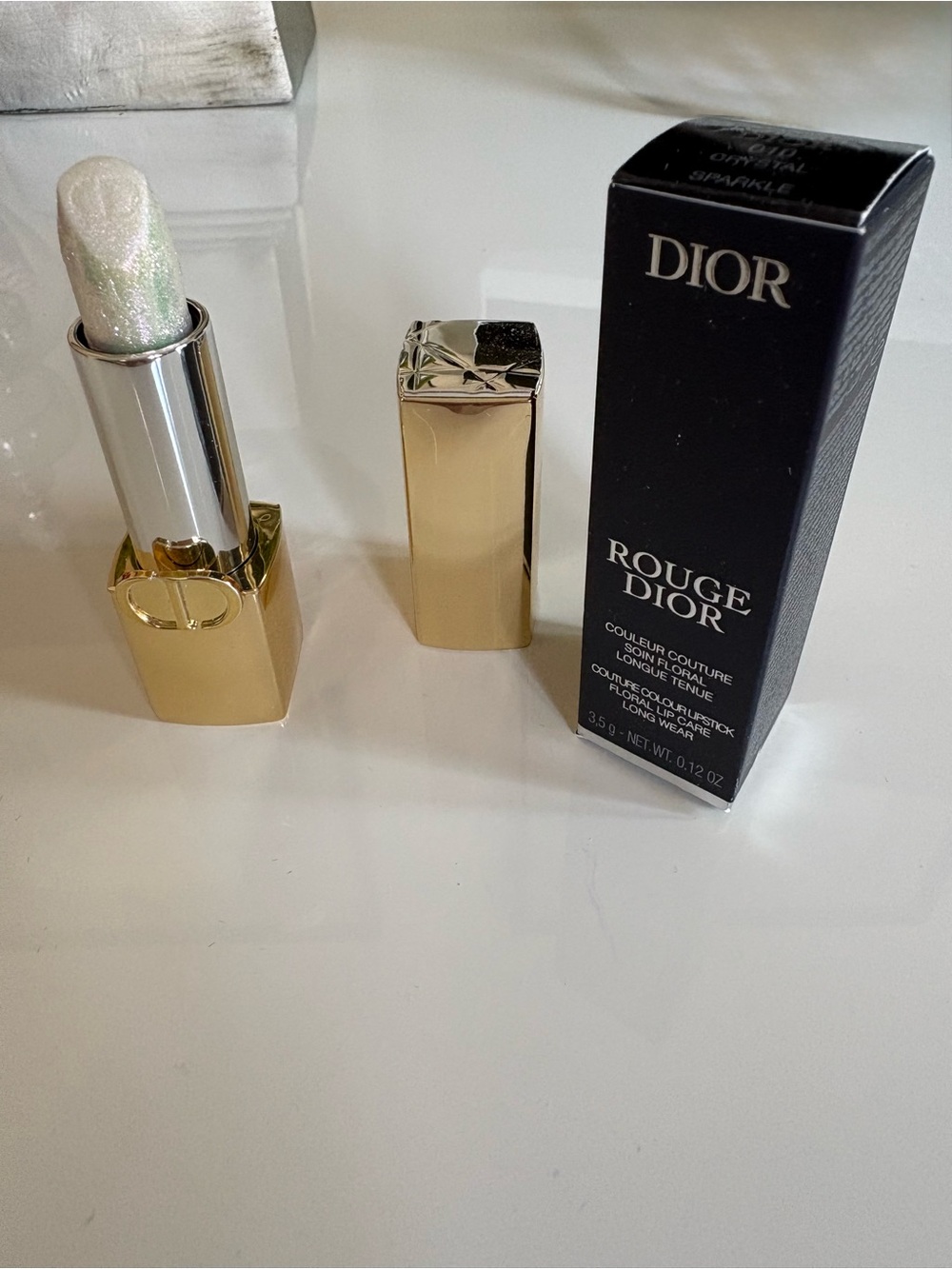 Dior Rouge Dior 010 Crystal Sparkle  Lipstick -